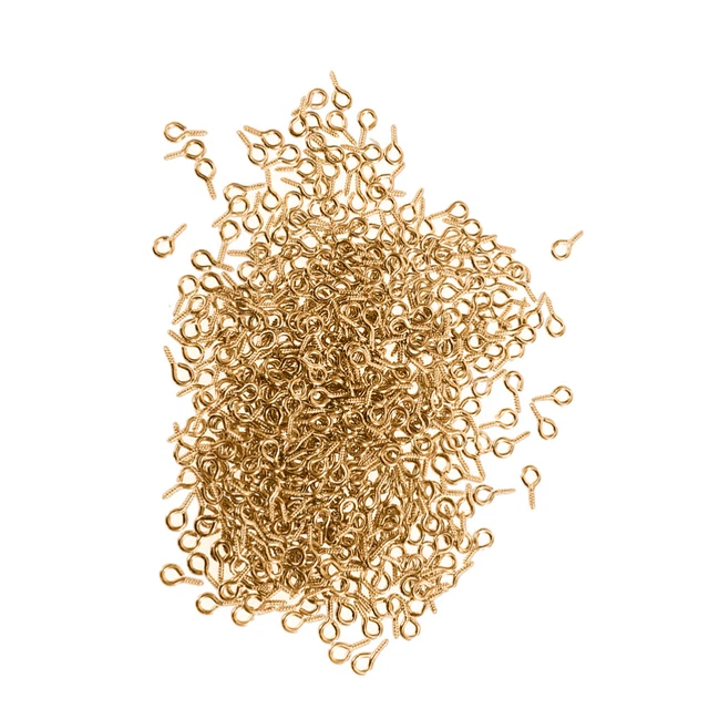 300 piezas Tornillo para ojos Moda Hágalo usted mismo Joyería Tornillo para ojos Pernos para ojos Uñas