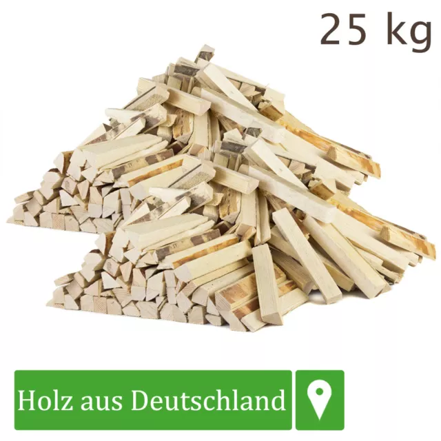 (1,98€/1kg) Anmachholz Anzündholz Brennholz Kaminholz Holz Kiefer 25 kg Ofen Kam