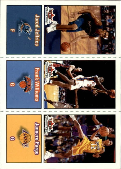 2002-03 Fleer Tradition Basketball #273 J. Jeffries F. Williams J. Pargo RC