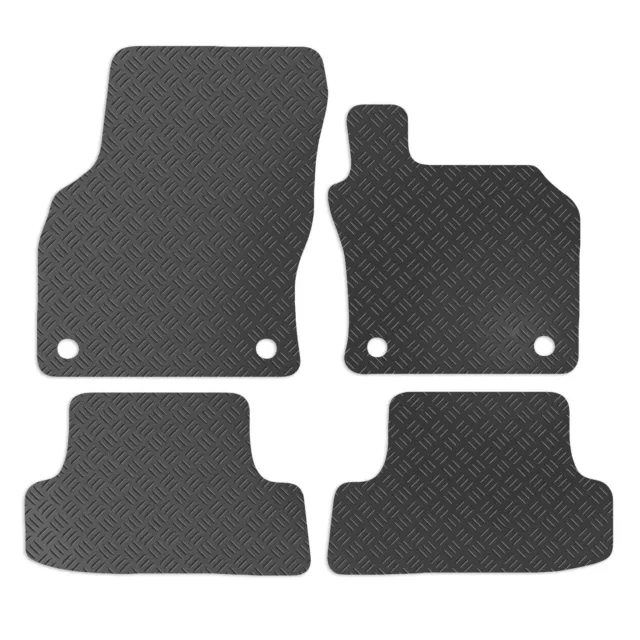 Carsio Tailored Rubber Car Floor Mats For Audi A3 & S3 2020+ Onwards