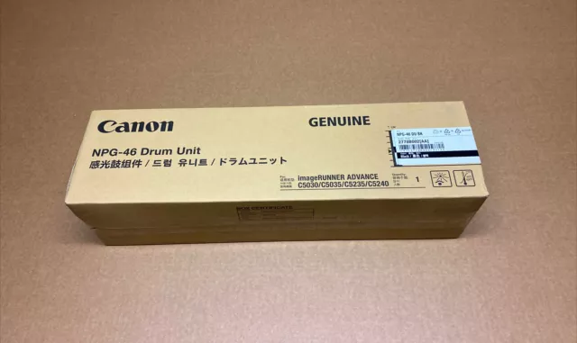 Genuine Canon NPG-46 Black Drum Unit 2778R002  C5030/C5035/C5235/C5240