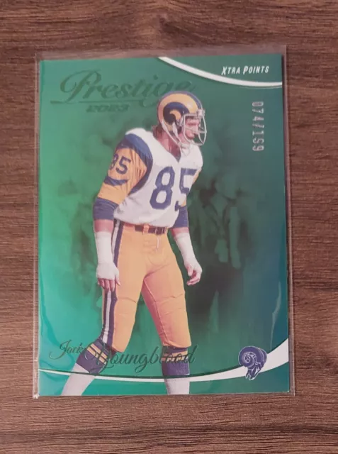 Jack Youngblood Rams 2023 Prestige Football NFL Xtra Premium grün parallel/199