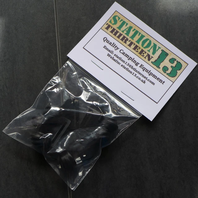 Zeltstangenclips - Top Qualität - bis zu 9 mm Stangen - Campingzelt - 6er Pack 3