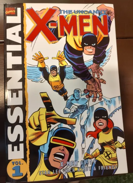 Essential The Uncanny X-Men Vol 1 Stan Lee Jack Kirby Marvel Comics 2003 B/W