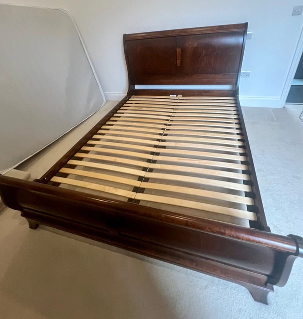 LAURA ASHLEY BROUGHTON Sleigh Bed Frame King Size £350.00 PicClick UK
