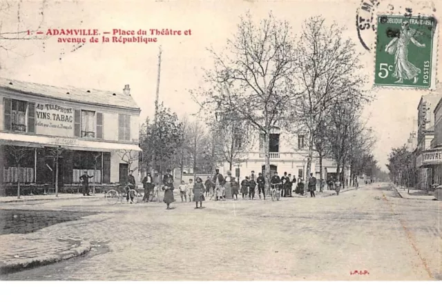 94. n°56509.adamville.place du théâtre et avenue de la république