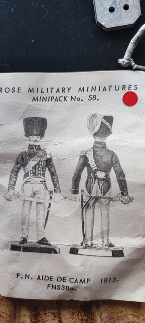 Rose Miniatures/Tambou 1792/54mm no 90mm Durendal Pegaso Le Cimier Rose Miniatures/Tambou 1792/54mm no 90mm Durendal Pegaso Le Cimier