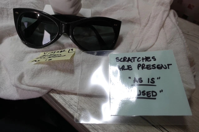 Vintage Willson CAT EYES LARGER SIZE SUNGLASSES USED located sg 09
