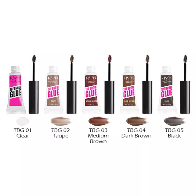 1 NYX The Brow Glue Instant Brow Styler "Pick Your 1 Color" *Joy's cosmetics * 2