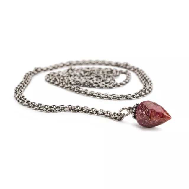Fashion TROLLBEADS Necklace Pattern With Ruby From 31 1/2in TAGFA-00065