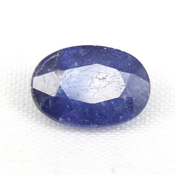 Shola Vrai 2,42 Carats Naturelle Bleu Saphir En Sri Lnka