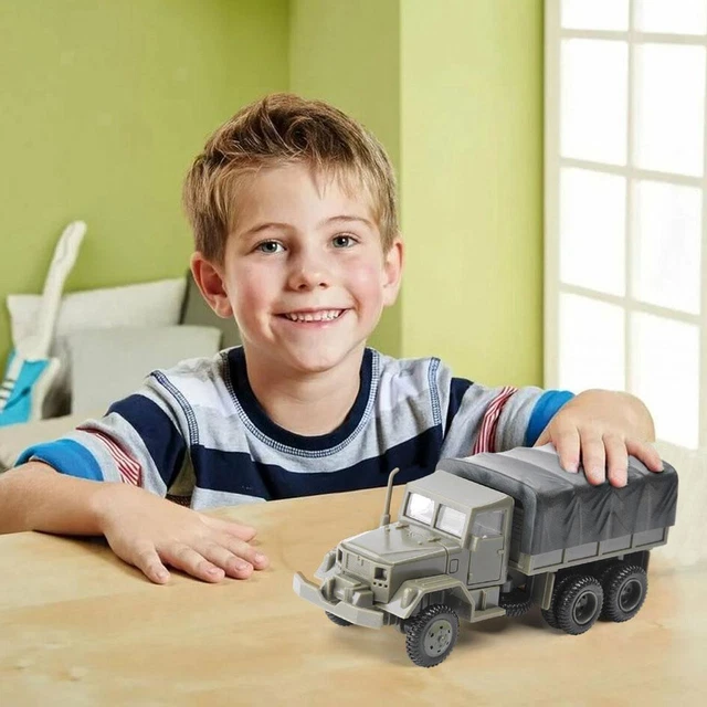 1:72 M35 Militär-LKW Modellbausatz – Mini-Fahrzeug Zum Zusammenbauen, Rollfähige Räder