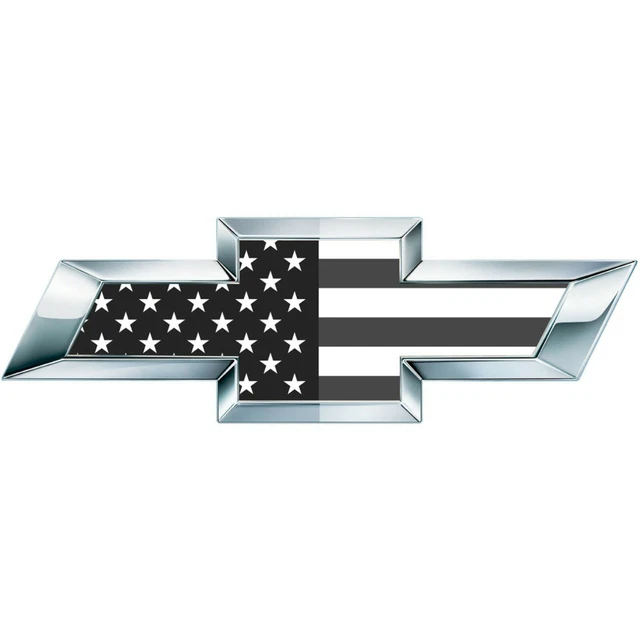CJ 2 BW Classic American Flag universale Chevy Silverado Bowtie Fogli in vinile