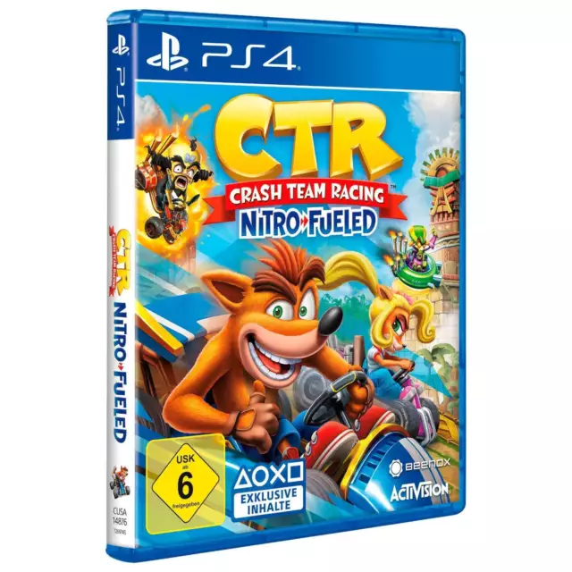 Crash Team Racing CTR Nitro Fueled Sony PS4 (Pro) Rennspiel NEU&OVP