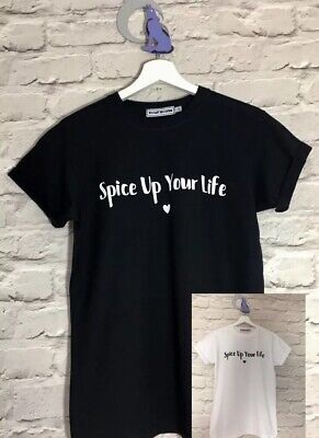 Violet Wolves "Spice Up Your Life" Womens Spice Girls 2019 Tour T-Shirt