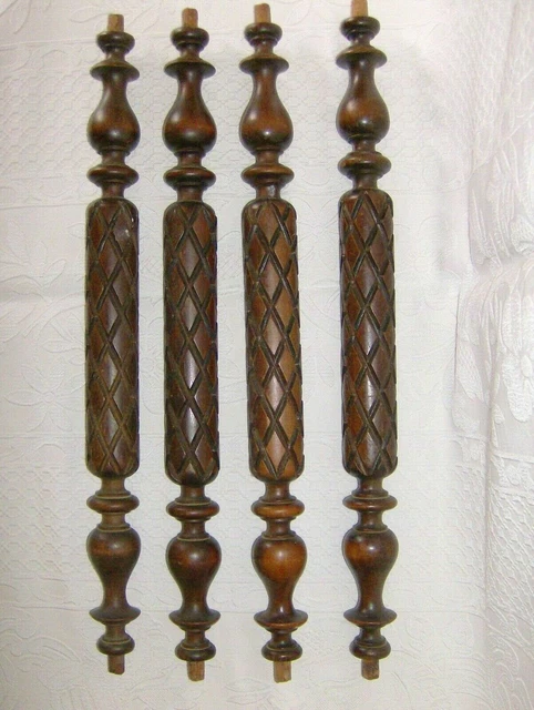 4 Wooden Decoration  Balusters 3
