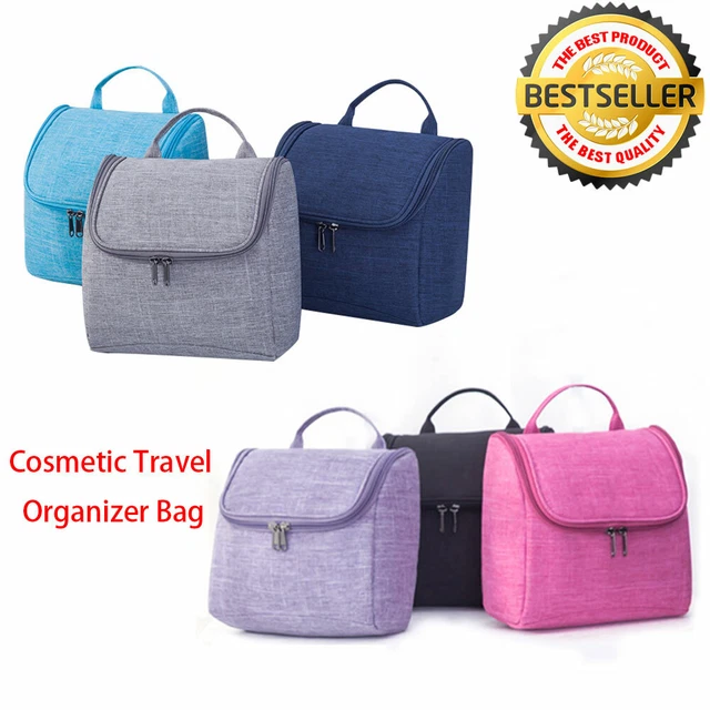 Large Travel Folding Toiletry Organiser Hanging Wash Bag Make Up Cosmetic Case