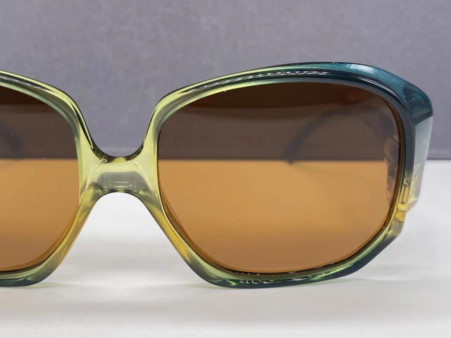 Occhiali da sole Dior donna verde blu quadrato ovale 2022 vintage anni 1980 Germany 2