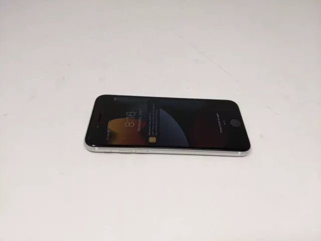 Apple iPhone SE 2nd Generation 64GB White Unlocked 91% BH Excellent (K3)