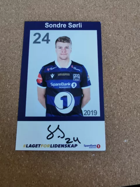 Sondre Sørli Signed Photo - Kristiansund