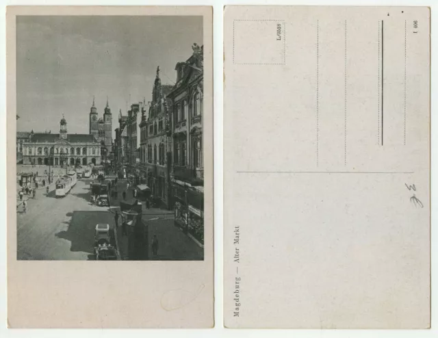 83345 - Magdeburg - Old Market - Old Postcard