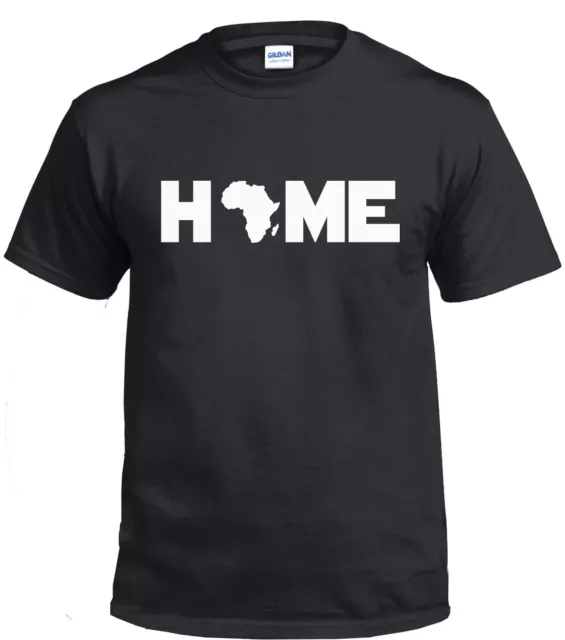 Home Africa Black Lives Matter African Pride Mens Womens Black T-Shirt Tshirt