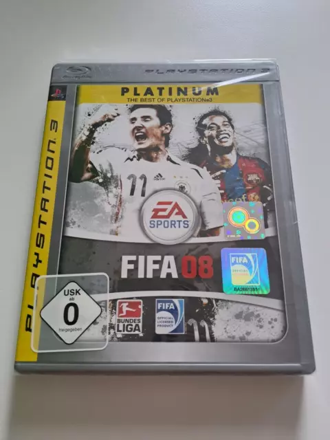 Sony Playstation 3 PS3 PAL OVP FIFA 08 Platinum NEU OVP sealed