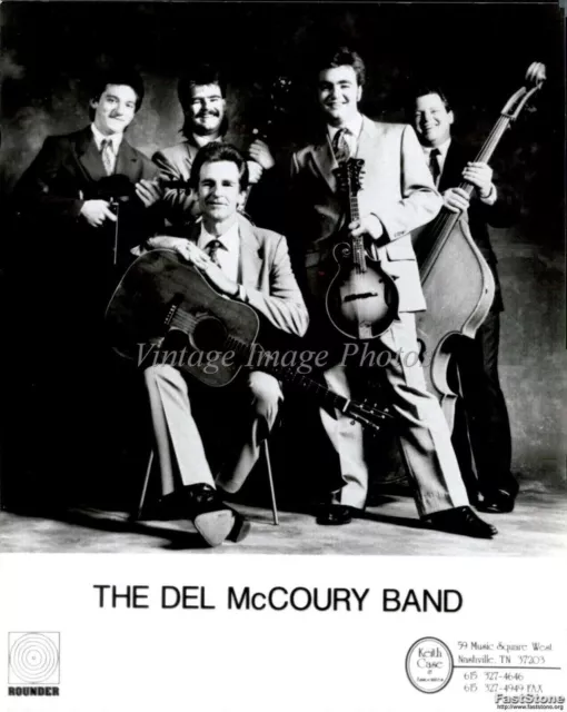 1993 Musician Del Mccoury Grammy Award-Winning Bluegrass Band 8X10 Vintage Photo