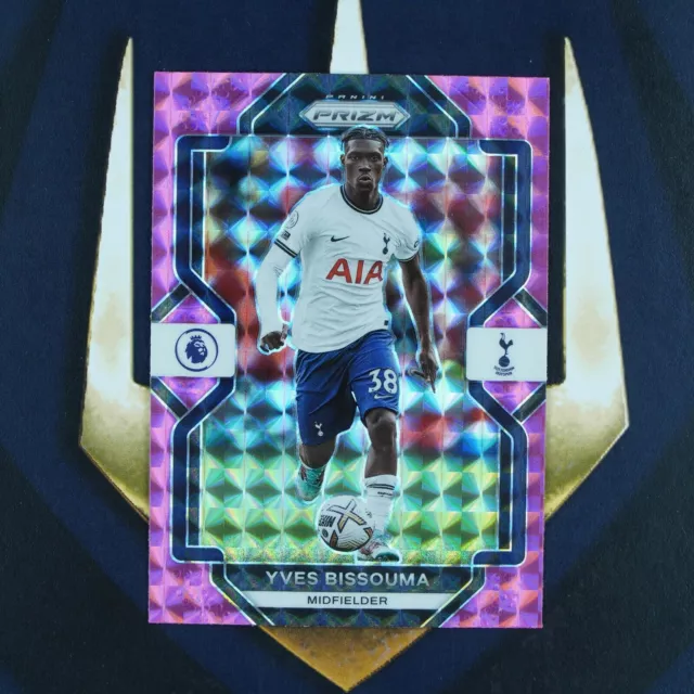 Yves Bissouma 2022-23 Panini Prizm EPL Pink Mosaic #295 Tottenham Hotspur