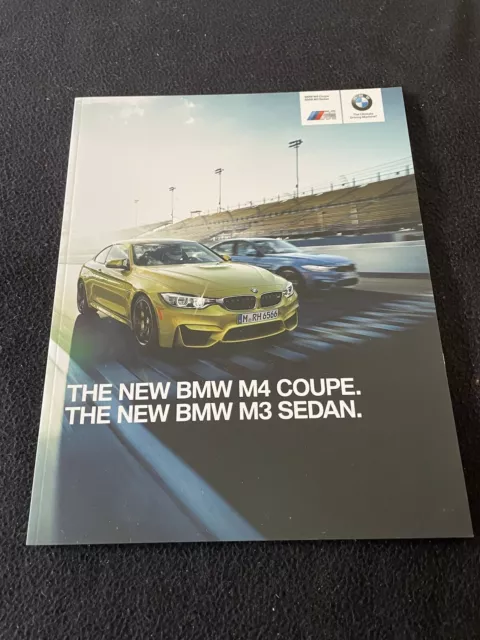 2015 BMW M4 Coupe M3 Sedan Prestige Brochure F80 F82 US Sales Catalog