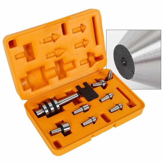 Universal Interchangeable Points MT3 Morse Taper Live Center Wrench Kit Durable