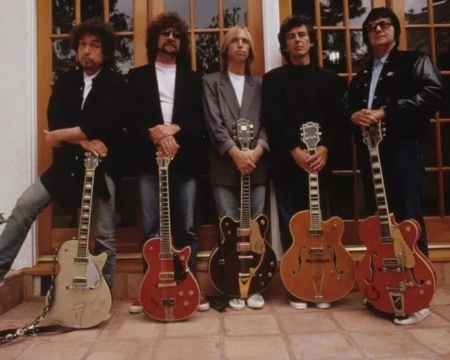 The Traveling Wilburys Music Folk Rock Orbison Dylan Petty 8x10 Picture Celebrit