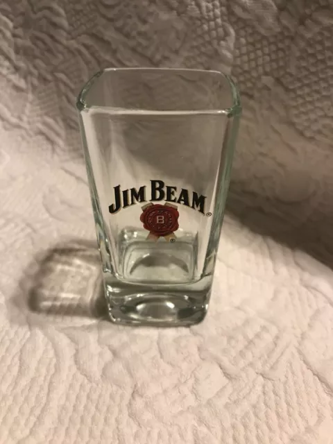 Jim Beam Whiskey Square Shot Glass