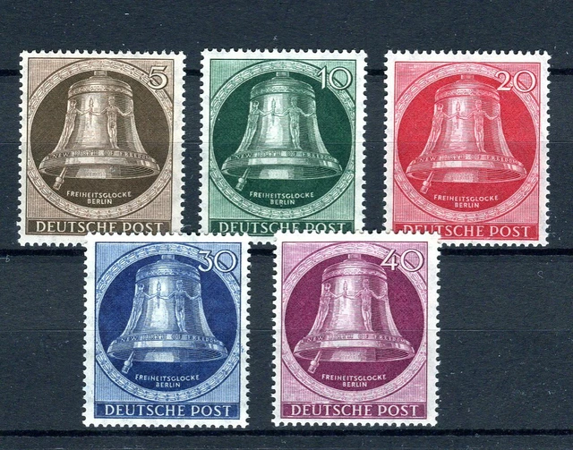 Berlin 75-79 Freiheitsglocke Klöppel Links  Satz postfrisch (5992)