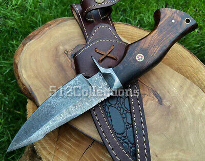 Damas 20 inch Handmade dagger damascus knife hand forged couteau de chasse dogue Damas 