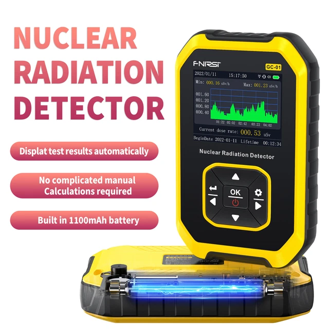 PORTABLE NUCLEAR RADIATION Detector Geiger Counter Dosimeter Xrays β