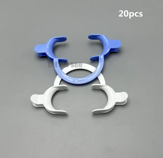 20pcs Dental C-Type Mouth Gag Dental Orthodontic Cheek Retractor Mouth Openers