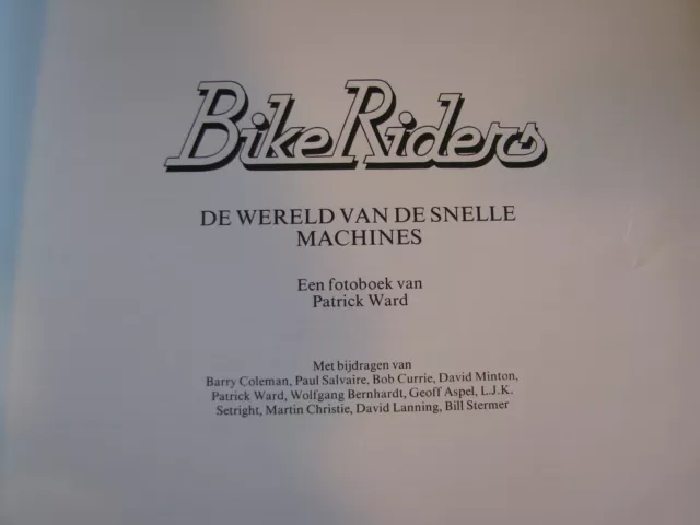 De Lantaarn Book Bike Riders, Patrick Ward (Nederlands) (TTC) 2