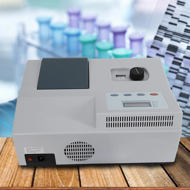 350-1020nm Spectrometer Lab Digital Visible Spectrophotometer Analytic Equipment