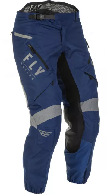 Fly Racing Mens Adult Patrol Pants Black Grey Navy Off-Road/MX/ATV/Motocross