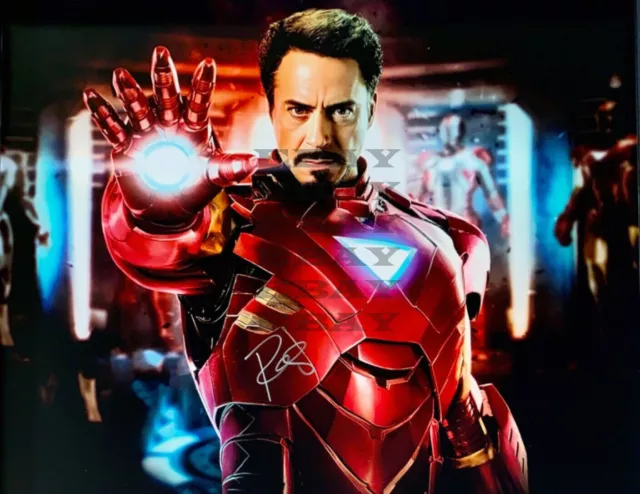 Robert Downey Jr Iron Man Autographed Signed 8x10 Photo Reprint