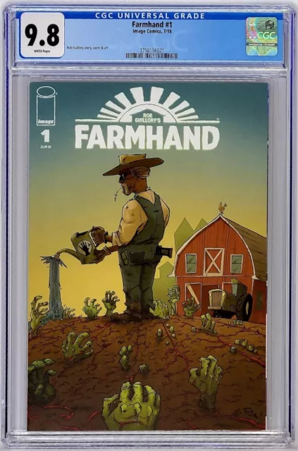 Farmhand #1 Image 2018 CGC 9.8 White Pages Rob Guillory Top Census Grade