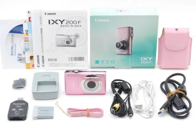 [NEAR MINT in BOX] Canon IXY 200F PINK PowerShot SD1300 IS IXUS 105 From JAPAN