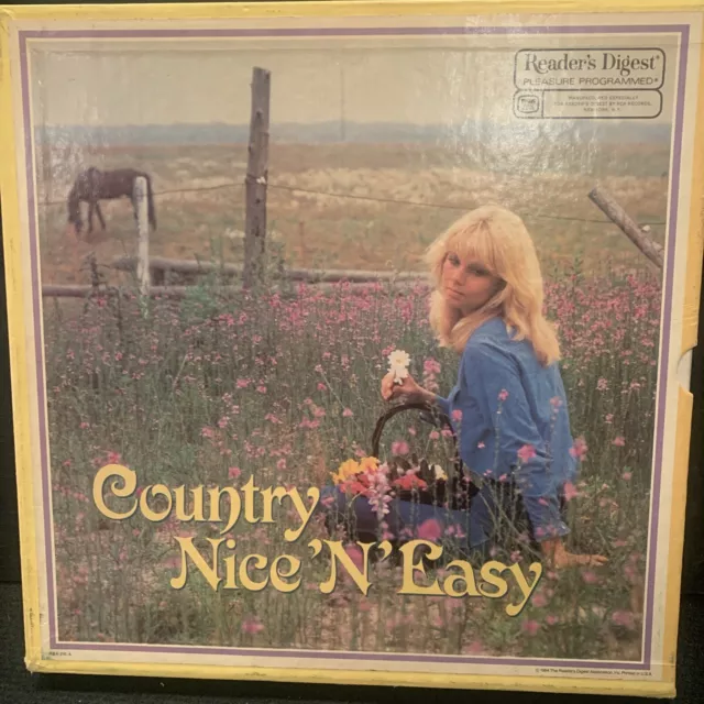 Country Nice 'N' Easy Reader Digest 33.3 LP Box Set of 7 Discs Pleasure Program