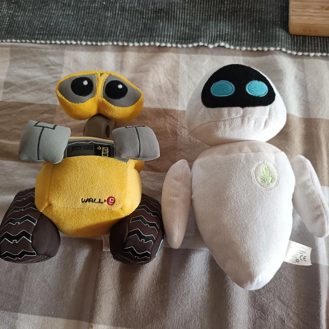 WALLE AND EVE Plushie Cuddly soft Toy Duo Disney Pixar Disney Store £