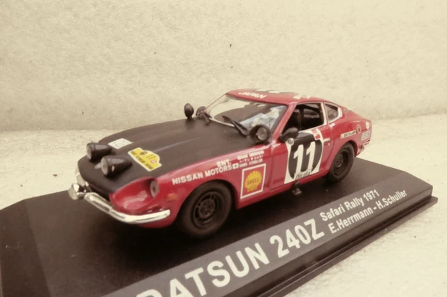 Uh Pour Presse Datsun 240 Z Safari Rally 1971 Neuf + Boite