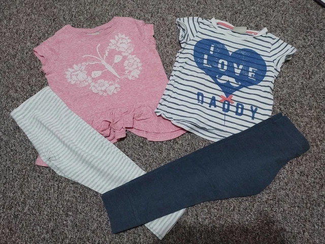 Pacchetto top e leggings per ragazze Next 2-3 anni