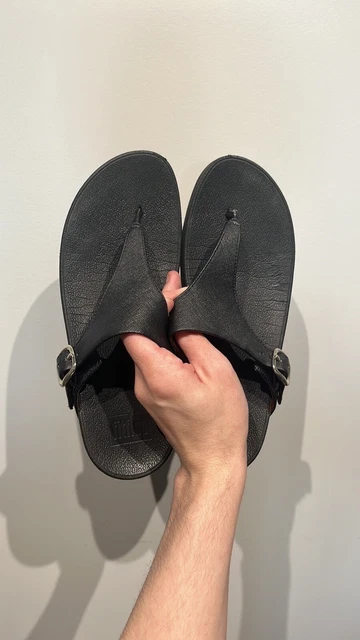 Black Fitflop Sandals Size 8