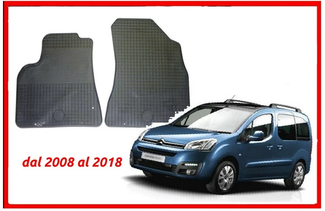 Tappetini Gomma Vaschetta MTM Tappetini Gomma MTM Per Citroen Berlingo Van 2008-2018 - Design 3D A Vaschetta Antiscivolo Tappetini Gomma MTM A Vaschetta