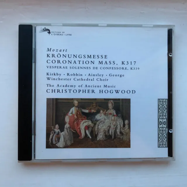 Mozart: Coronation Mass / Solemn Vespers - AAM /Hogwood - L'Oiseau-Lyre 1993